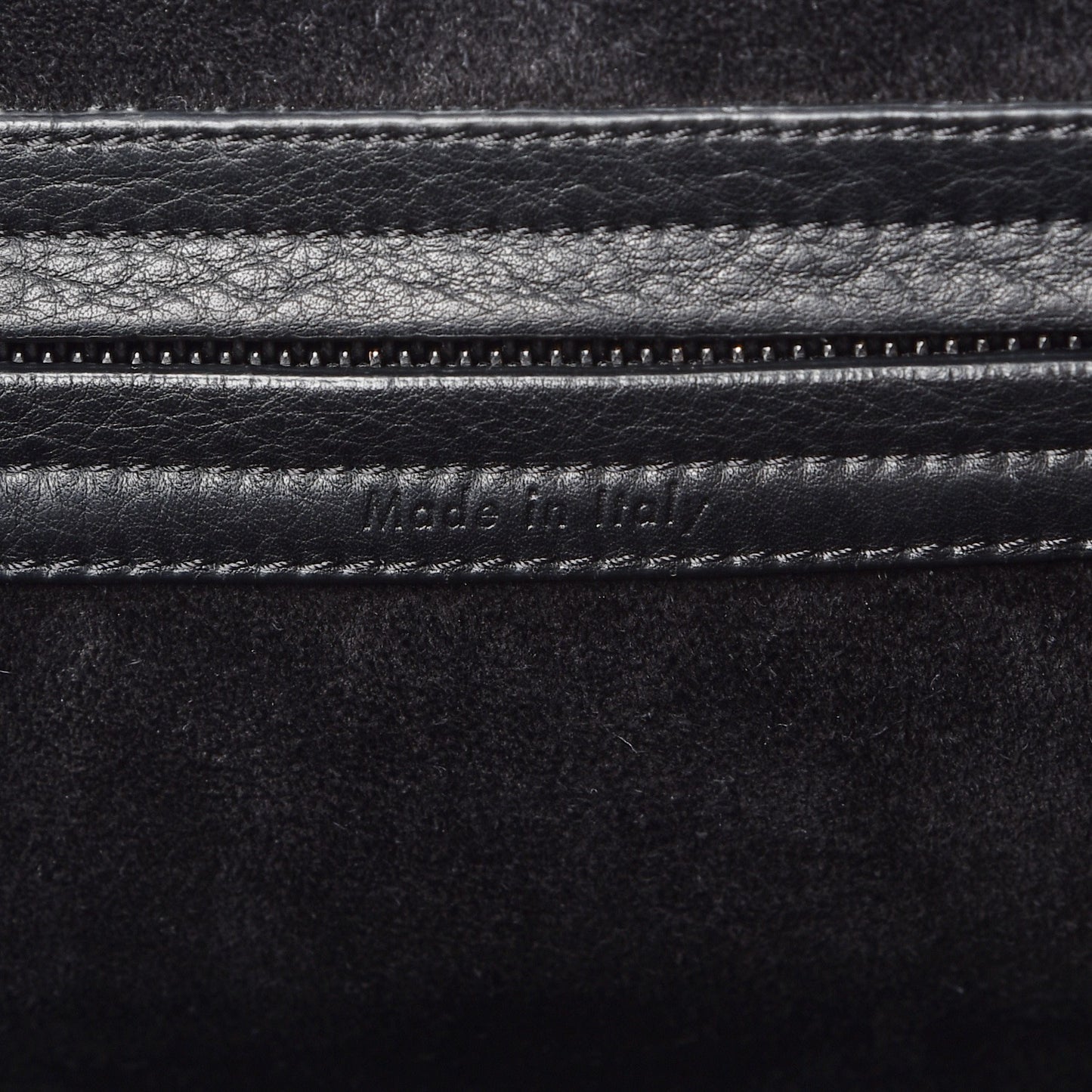 Supple Calfskin Medium Phantom Luggage Black