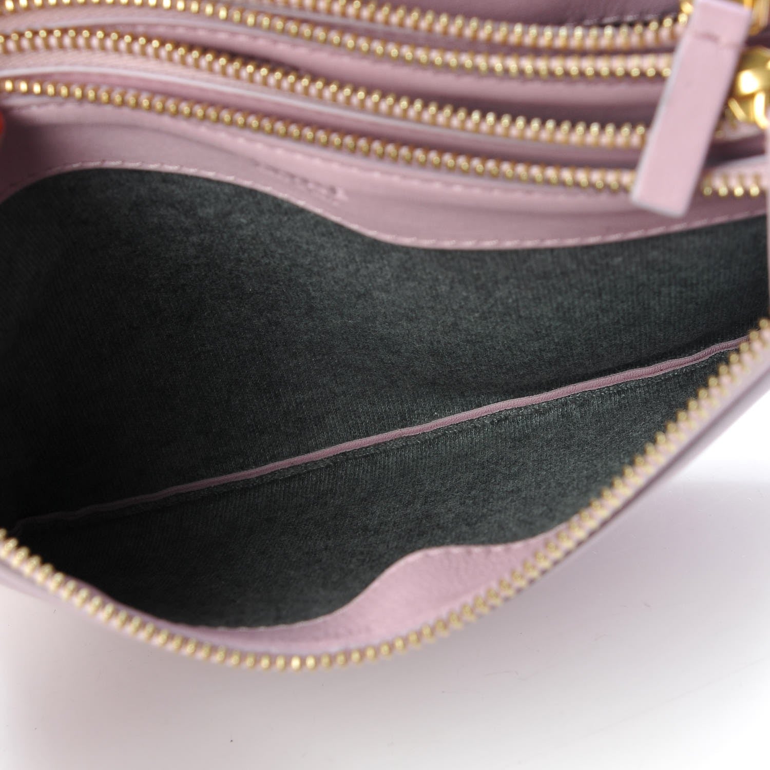Celine Lambskin Small Trio Crossbody Bag Pink 7 of 12