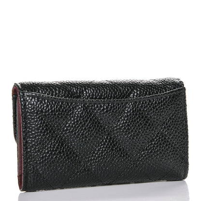 Chanel Caviar Quilted 6 Key Holder Black 3 of 8