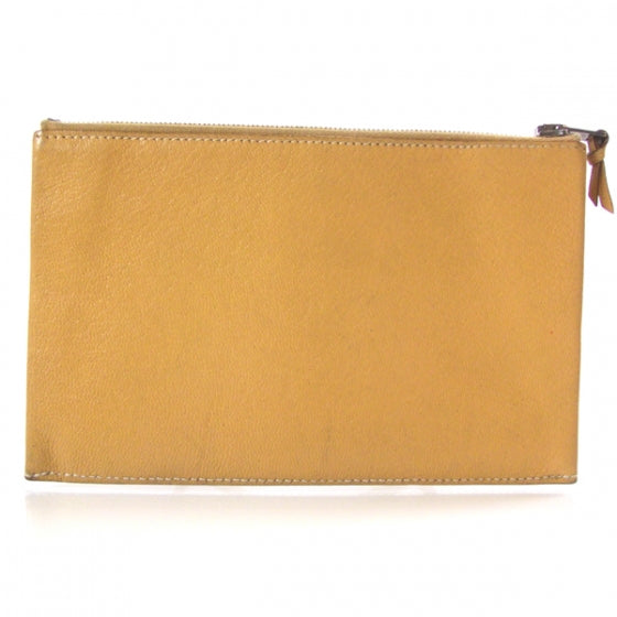 Chevre Clarisse GM Zippered Pouch