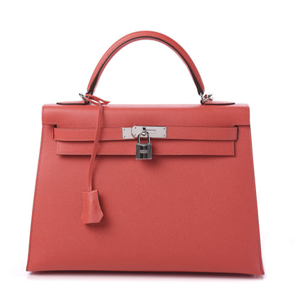 Hermes Epsom Kelly Sellier 32 Rose Jaipur 1 of 9