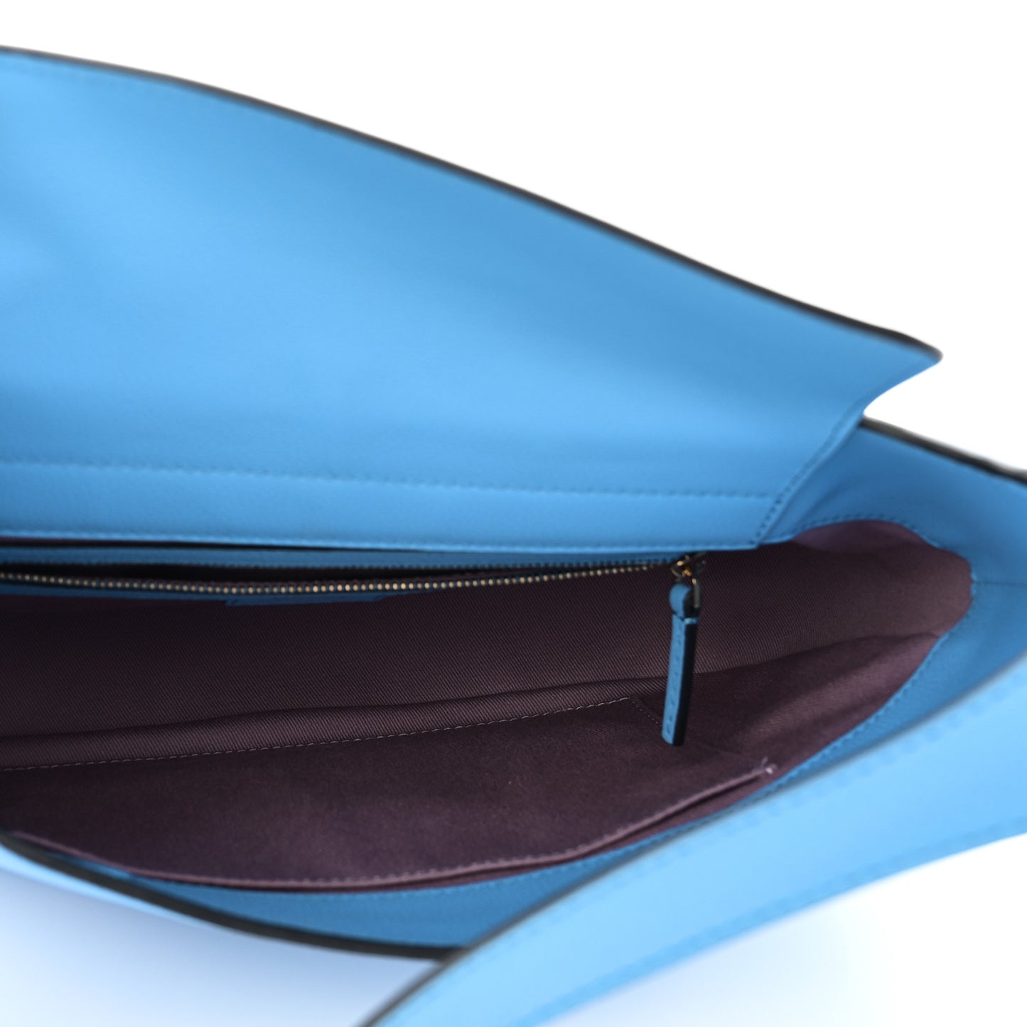 Grained Calfskin La Medusa Medium Hobo Crossbody Blue
