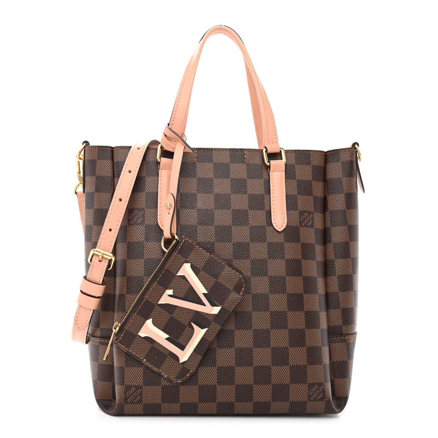 Damier Ebene Belmont PM Venus Pink
