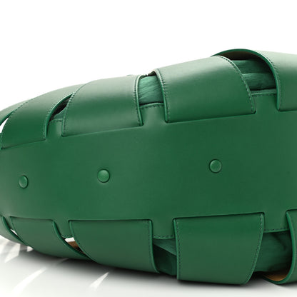 Bottega Veneta French Calfskin Shell Bag Racing Green 9 of 10