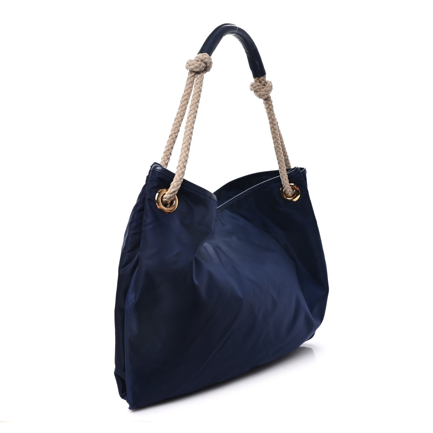 Re-Nylon Triangle Large Mariner Shoulder Bag Baltico