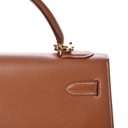 Hermes Courchevel Kelly Sellier 32 Gold 10 of 41