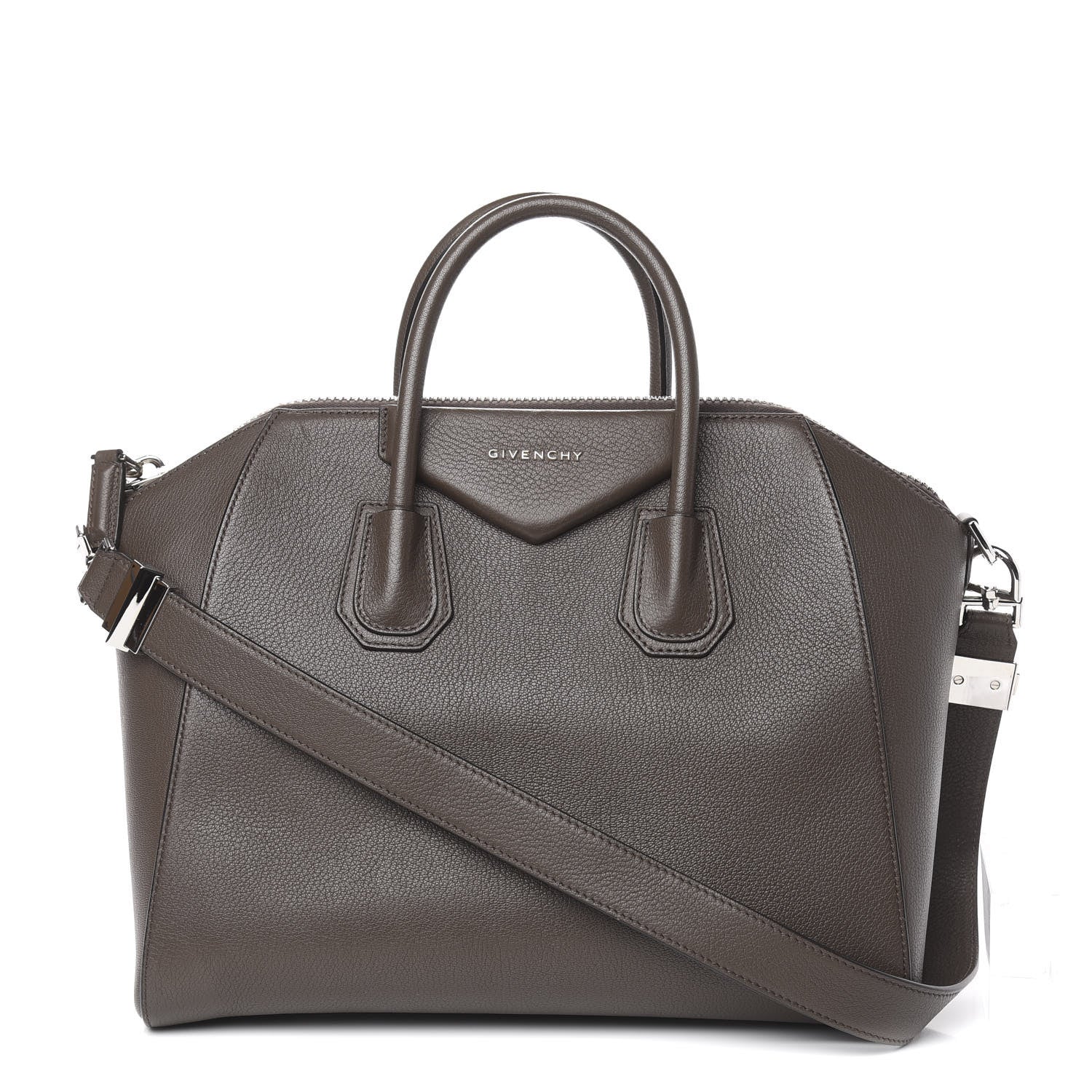 Givenchy Sugar Goatskin Medium Antigona Heather Grey 1 of 11