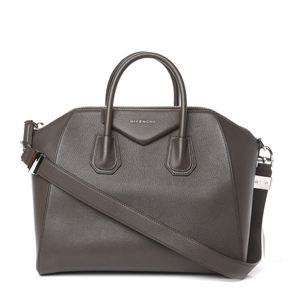 Givenchy Sugar Goatskin Medium Antigona Heather Grey 1 of 11