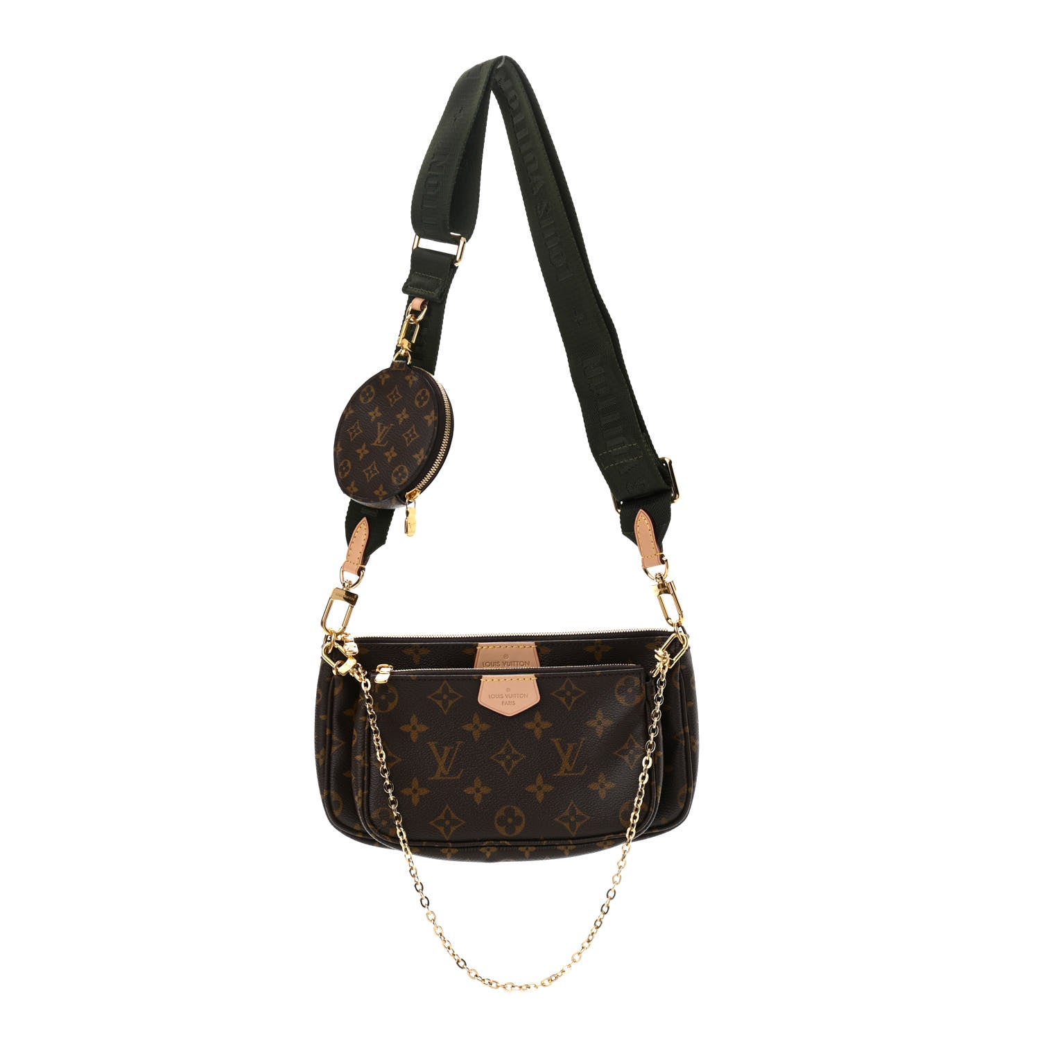 Louis Vuitton Monogram Multi Pochette Accessories Kaki 1 of 11