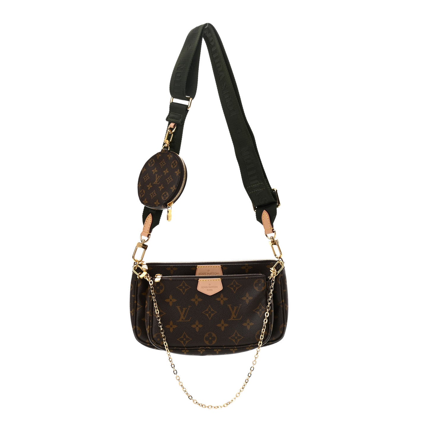 Monogram Multi Pochette Accessories Kaki