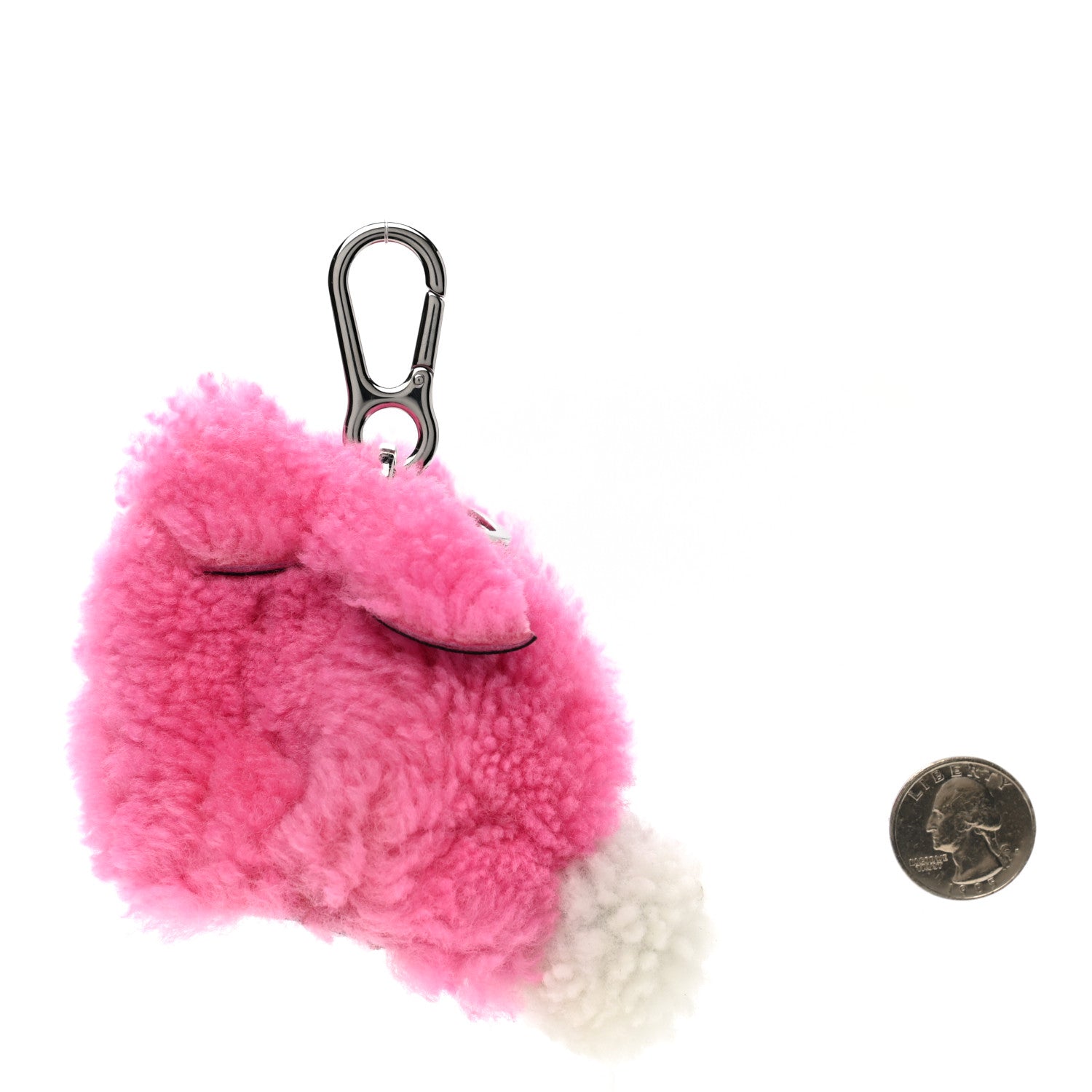 Loewe Shearling Bunny Charm Pink 2 of 5