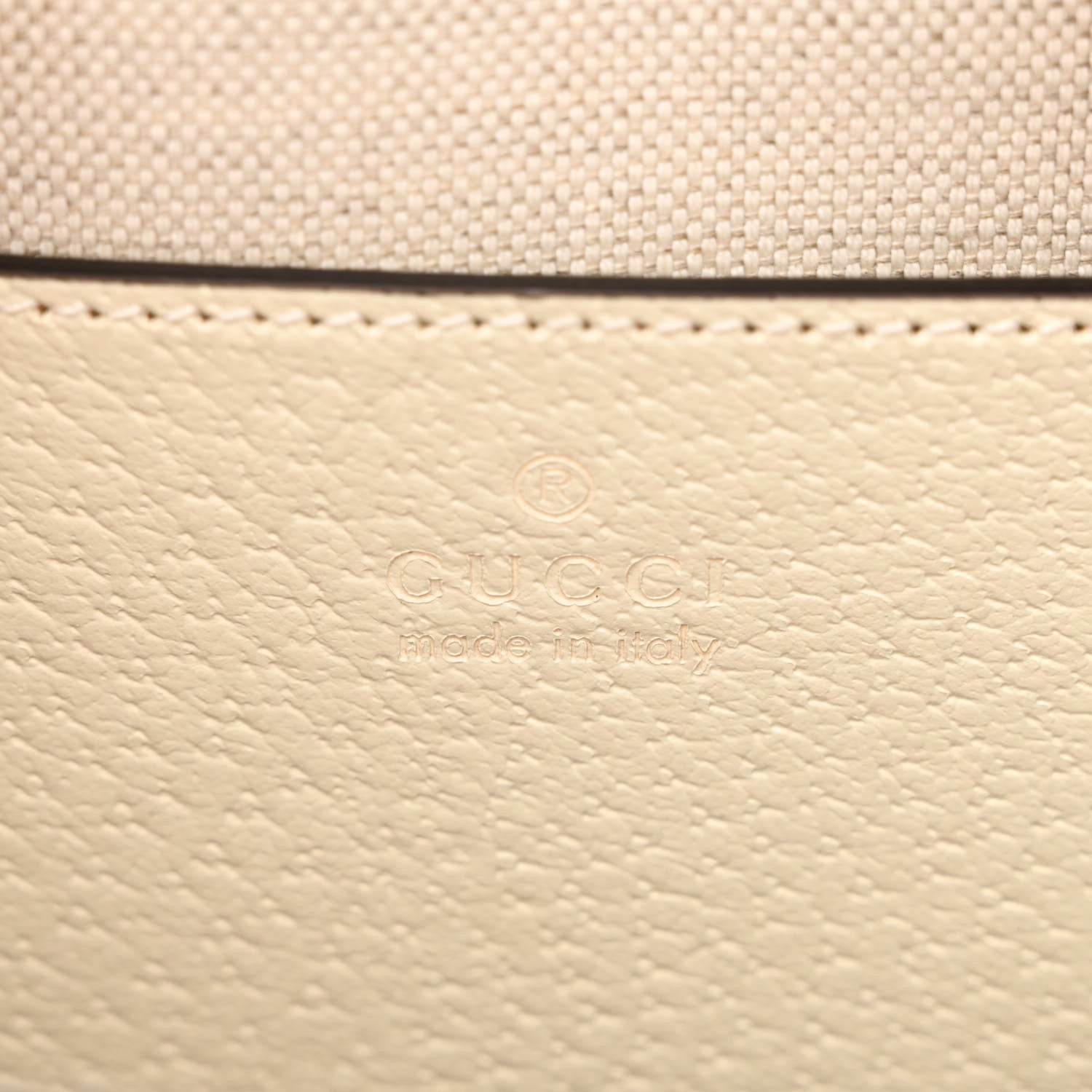 Gucci GG Supreme Monogram Textured Calfskin Web Small Ophidia Camera Bag Beige Ebony Mystic White 6 of 11
