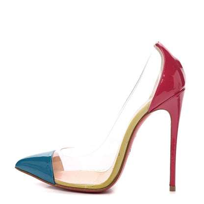 Christian Louboutin Patent PVC Debout 100 Pumps 35 Version Riviera 1 of 9