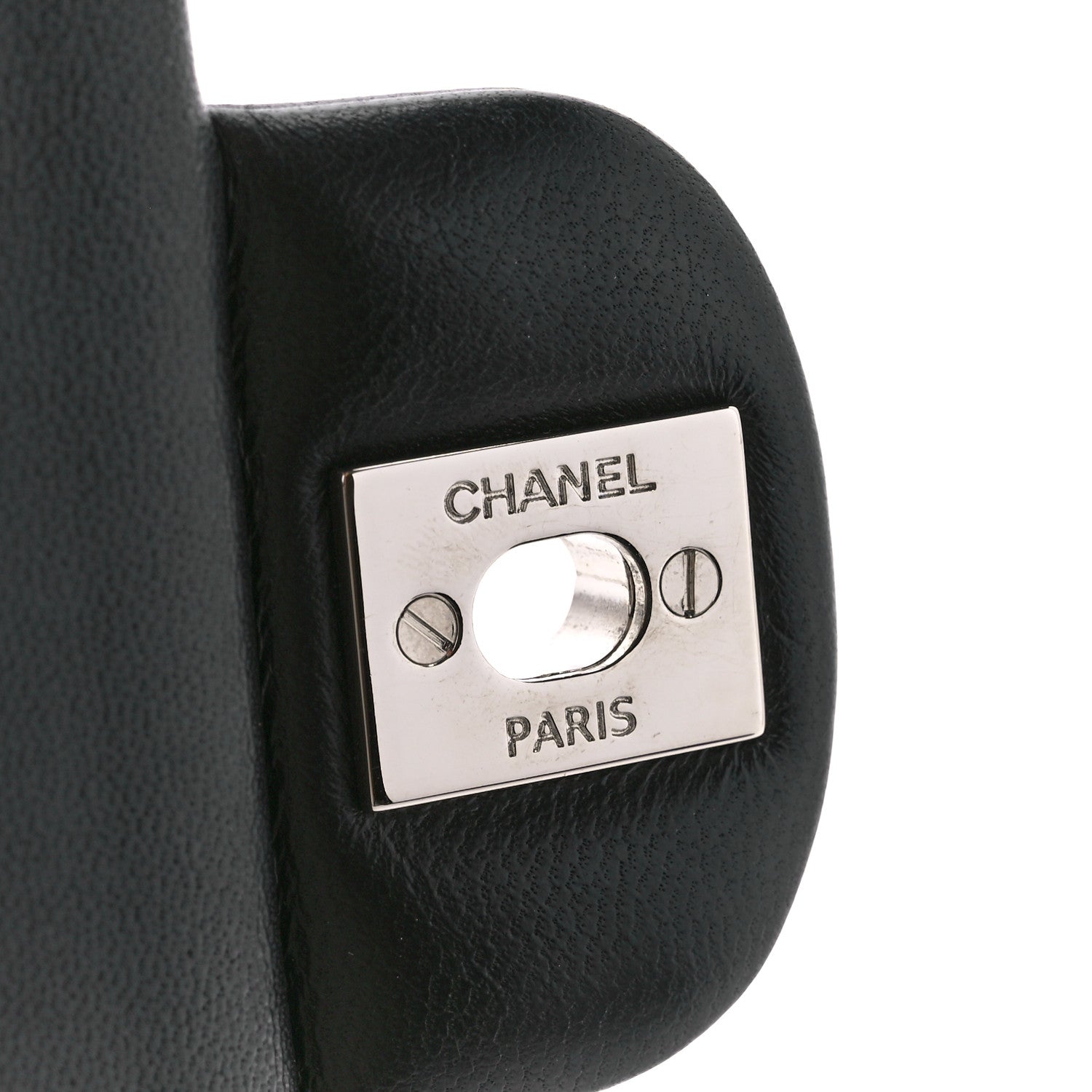 Chanel Lambskin Quilted Medium Double Flap Black 7 of 12