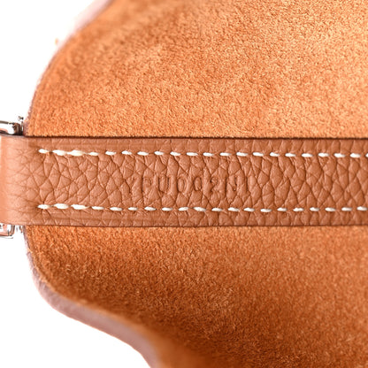 Hermes Taurillon Maurice Picotin Lock 22 MM Gold 7 of 11
