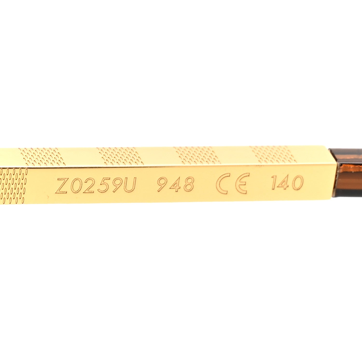 Louis Vuitton Attitude Sunglasses Z0259U Gold 6 of 8