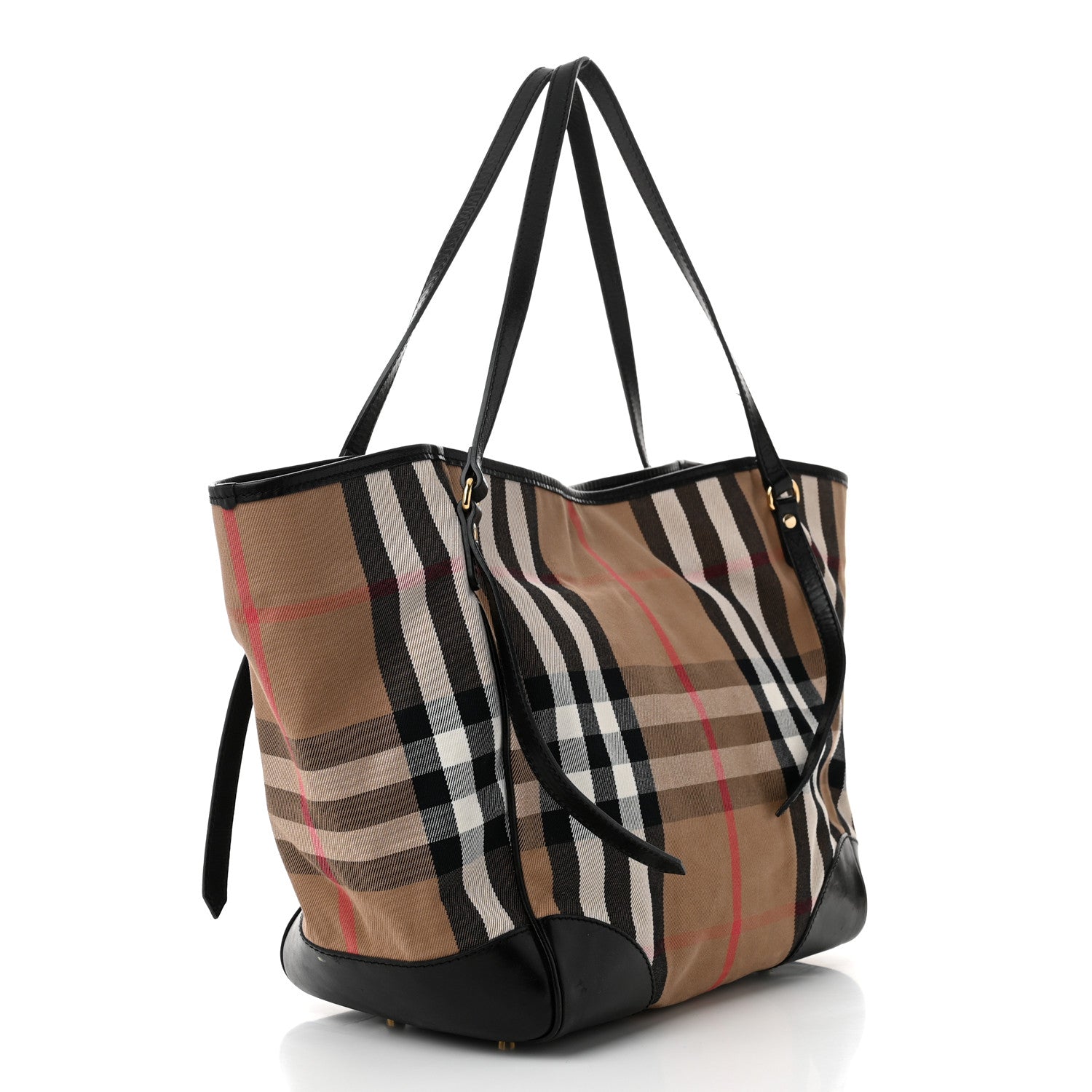 Burberry House Check Medium Canterbury Tote Black 3 of 13