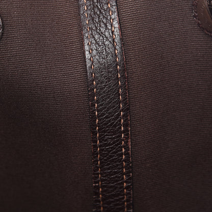 Hermes Toile Negonda Garden Party Tote 36 MM Chocolate 6 of 17