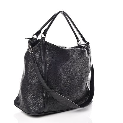 Louis Vuitton Monogram Lambskin Antheia Ixia GM Black 3 of 8
