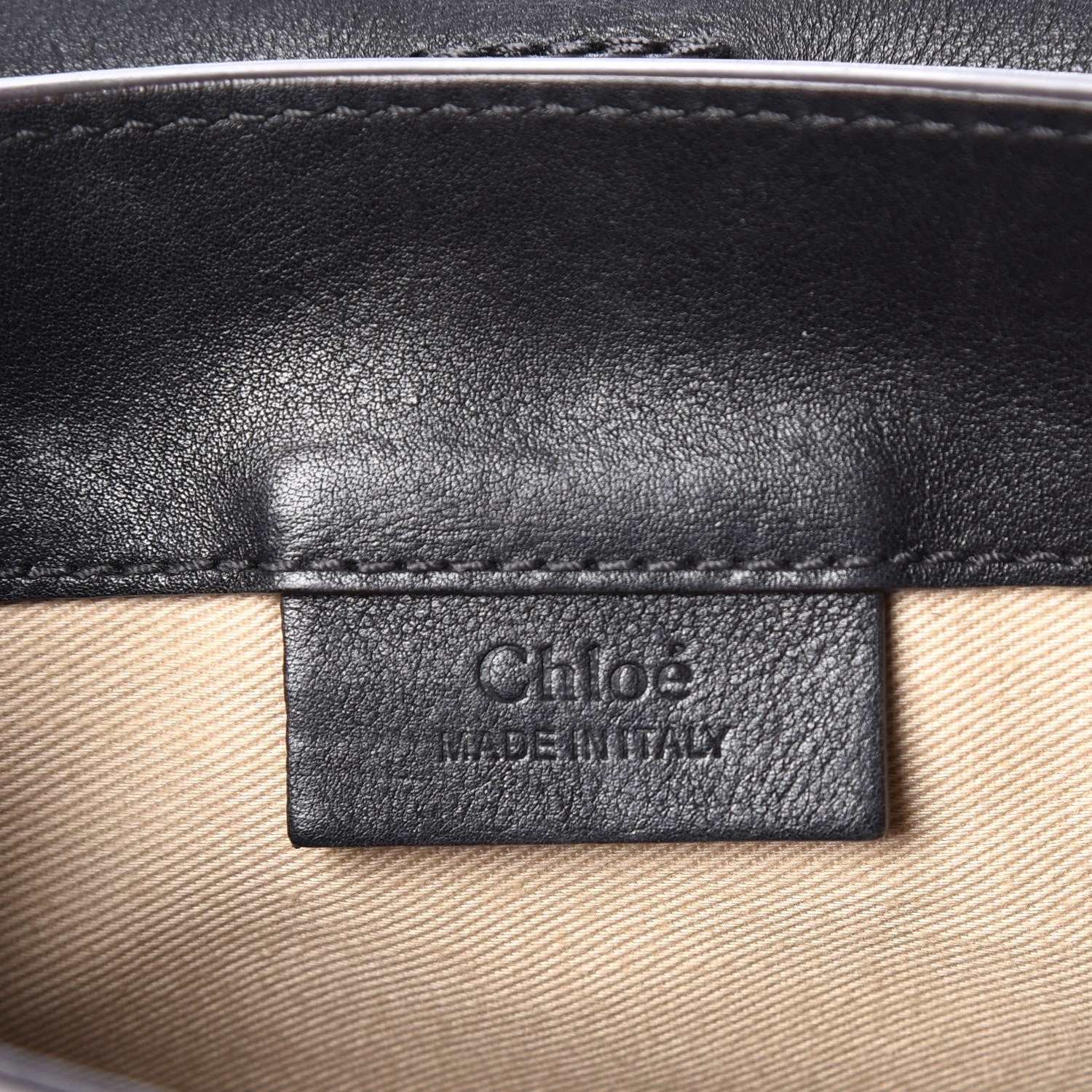Chloe Suede Calfskin Mini Faye Backpack Black 5 of 10