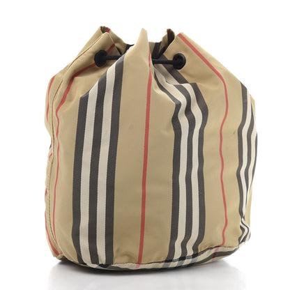 Burberry Econyl Icon Stripe Phoebe Drawcord Pouch Archive Beige 3 of 12