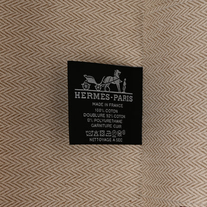 Hermes Cotton H Canvas Lambskin Escale Case Vermillon 8 of 9