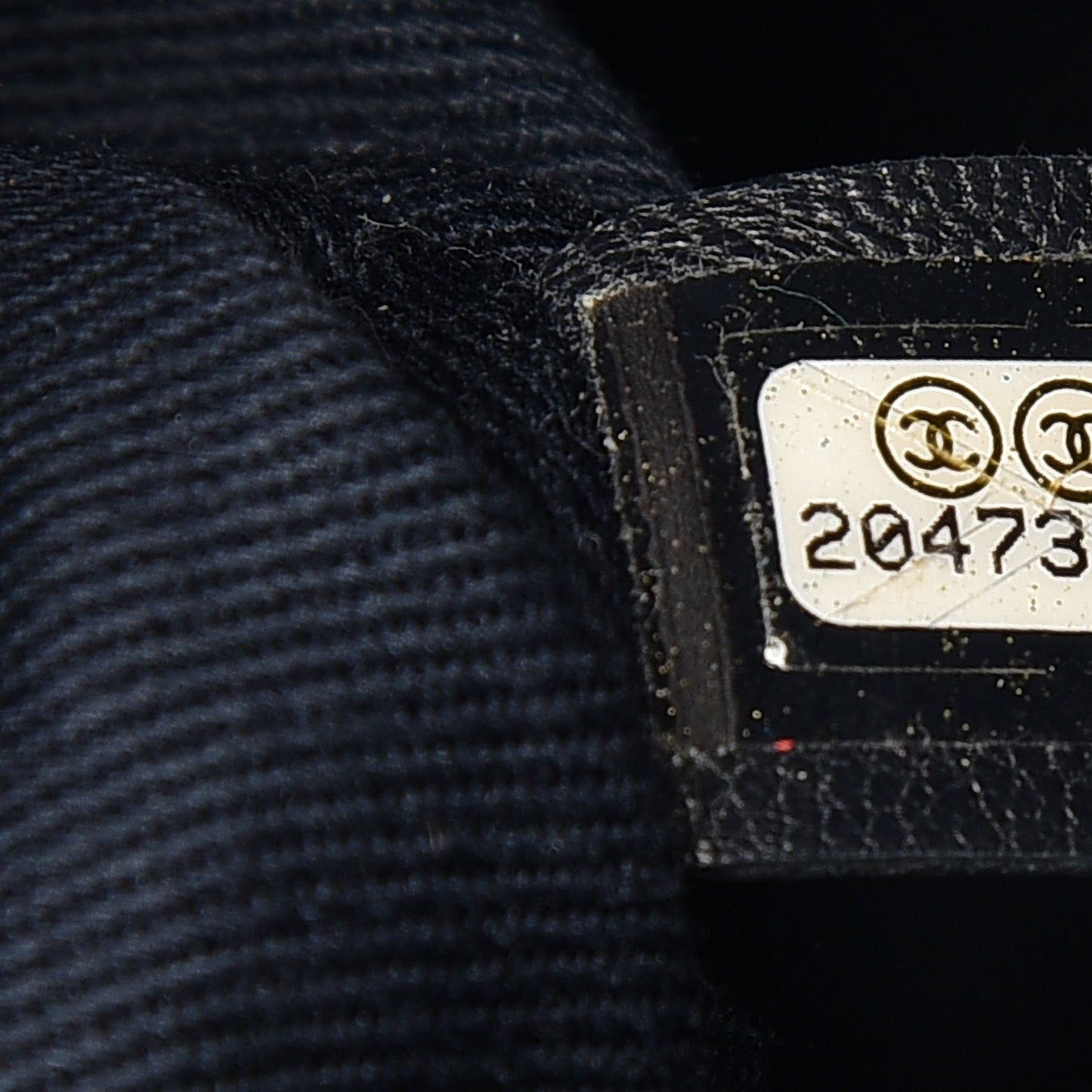 Denim Large Shopping Tote Black