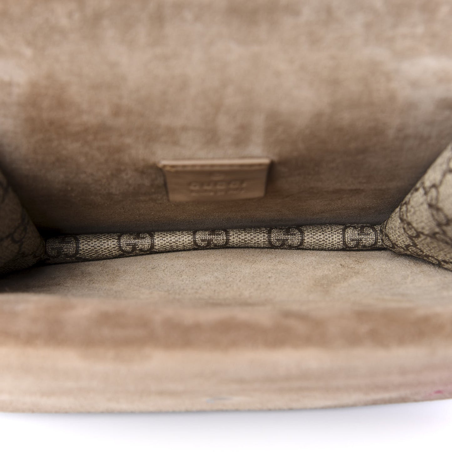 GG Supreme Monogram Mini Dionysus Shoulder Bag Taupe