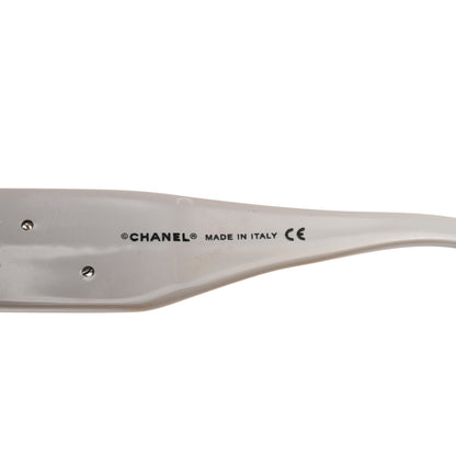 Chanel Camellia CC Sunglasses 5113 Blue White 6 of 9