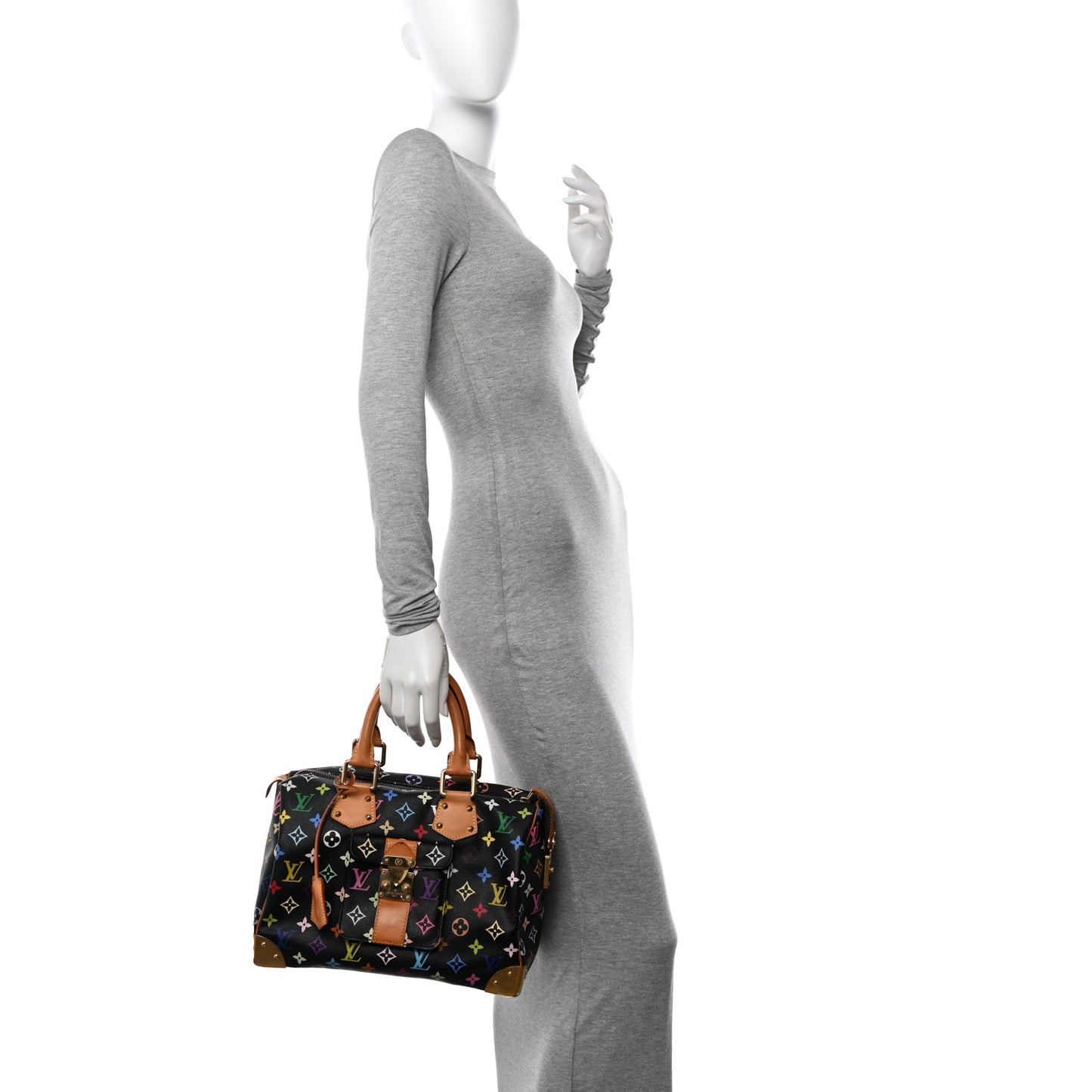 Monogram Multicolor Speedy 30 Black