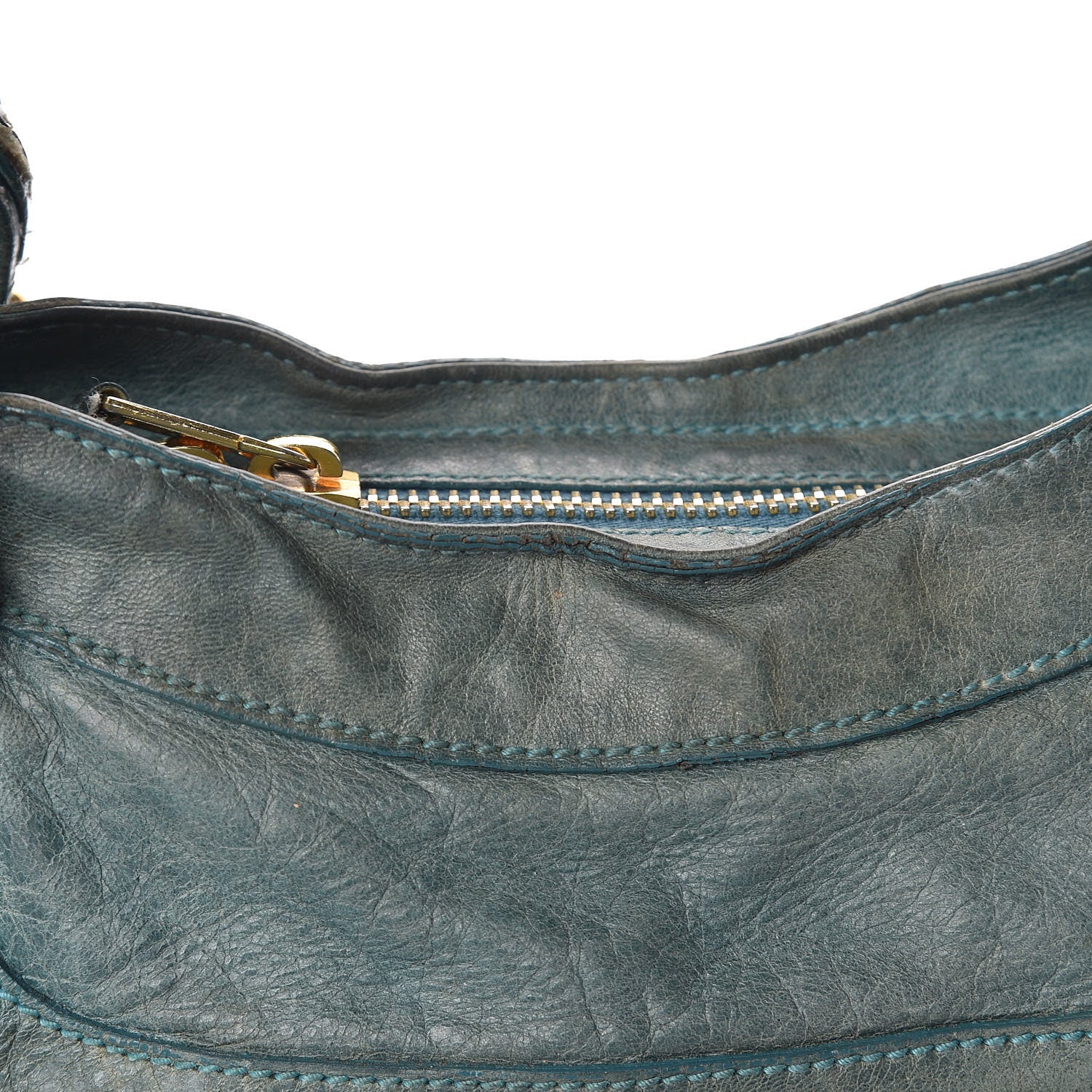 Balenciaga Agneau Giant 21 Gold Hardware City Aquamarine 11 of 12