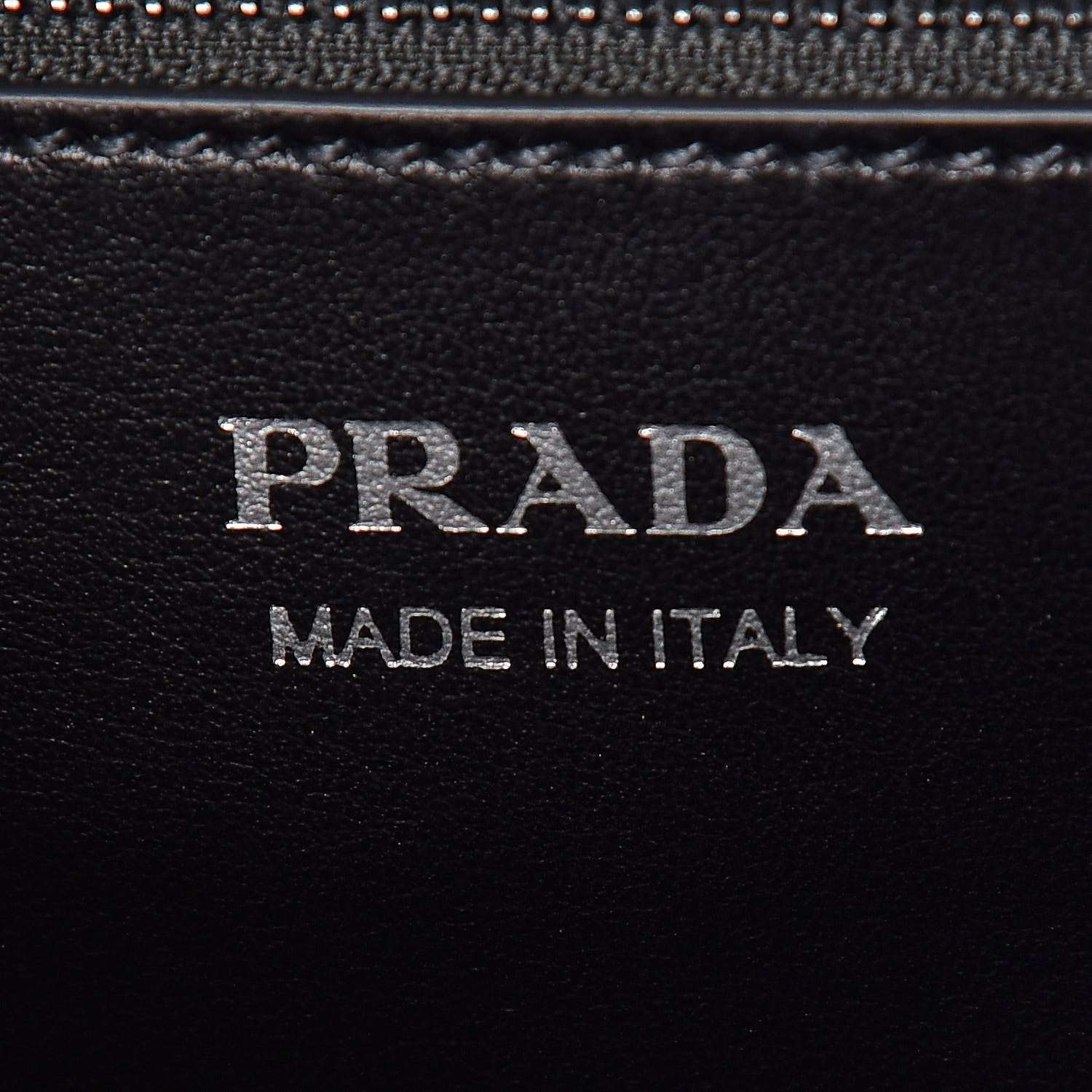Prada Saffiano City Lights Print Studded Elektra Shoulder Bag Black Fuxia 9 of 9