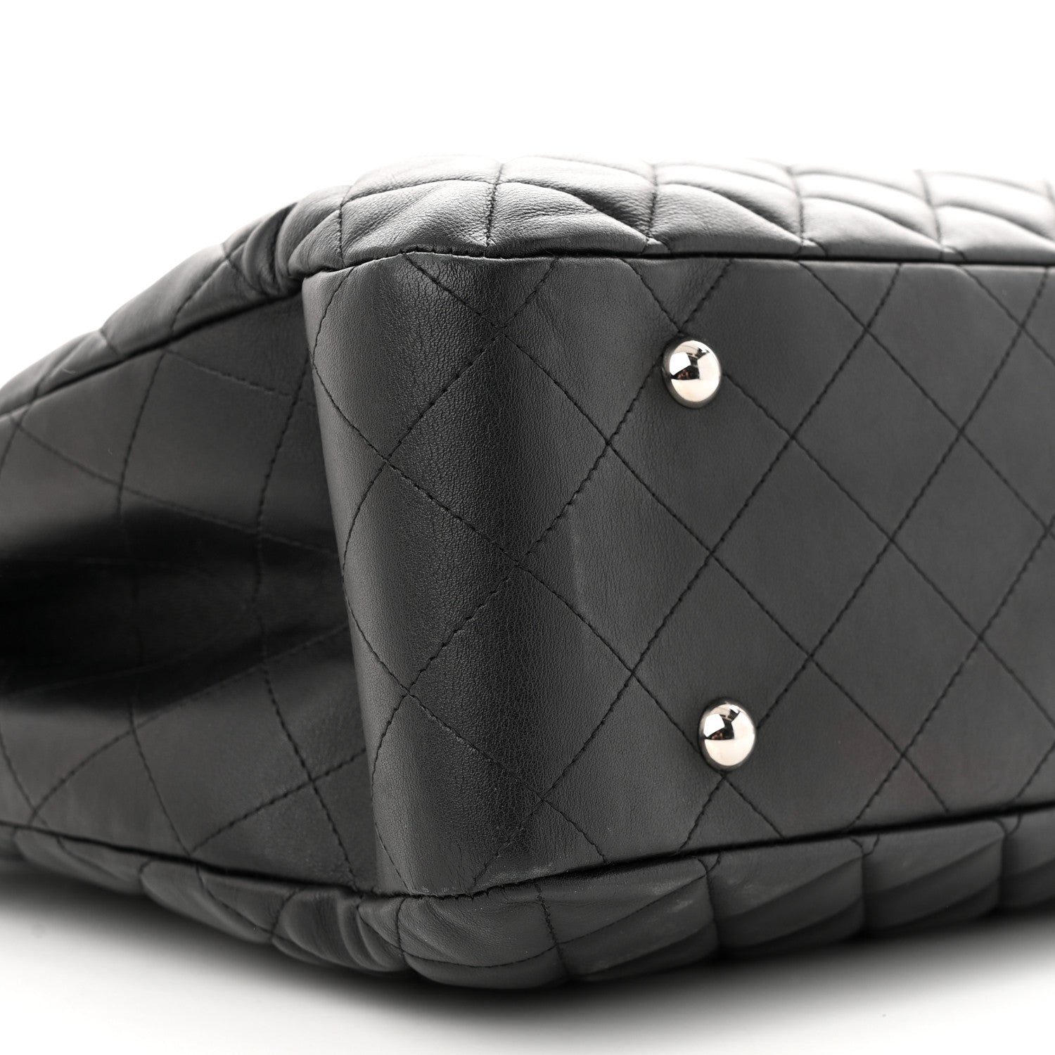 Chanel Calfskin Quilted Large Classic Shopping Tote Black 9 of 11