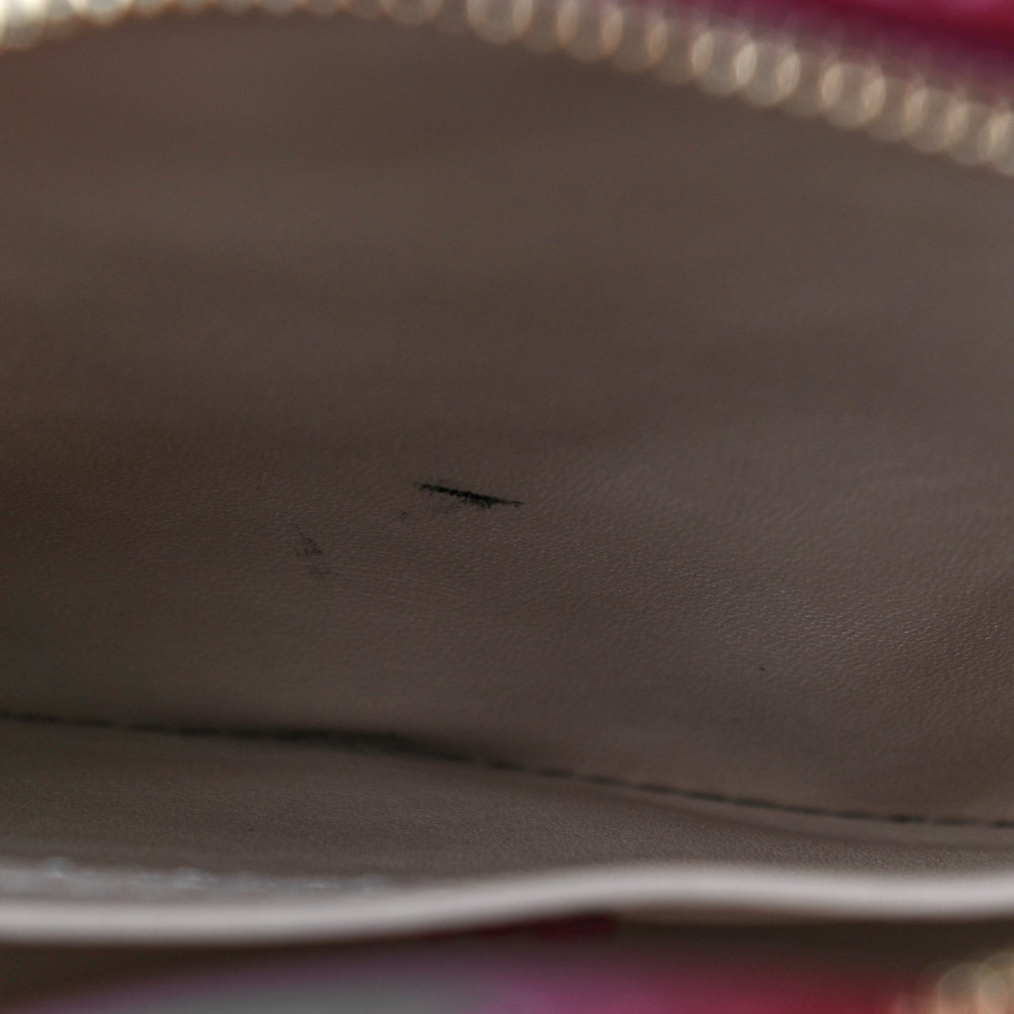 Lambskin Malletage Mini Dora Carmine