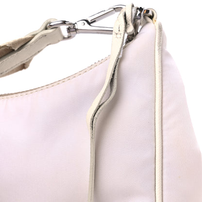 Prada Nylon Re-Edition 2005 Shoulder Bag White 13 of 16