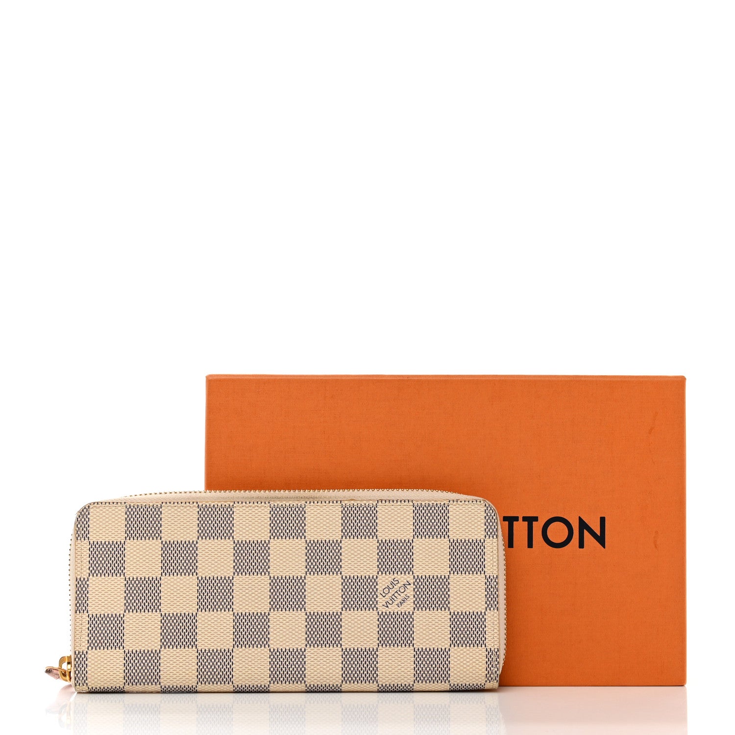 Louis Vuitton Damier Azur Clemence Wallet Rose Ballerine 10 of 10