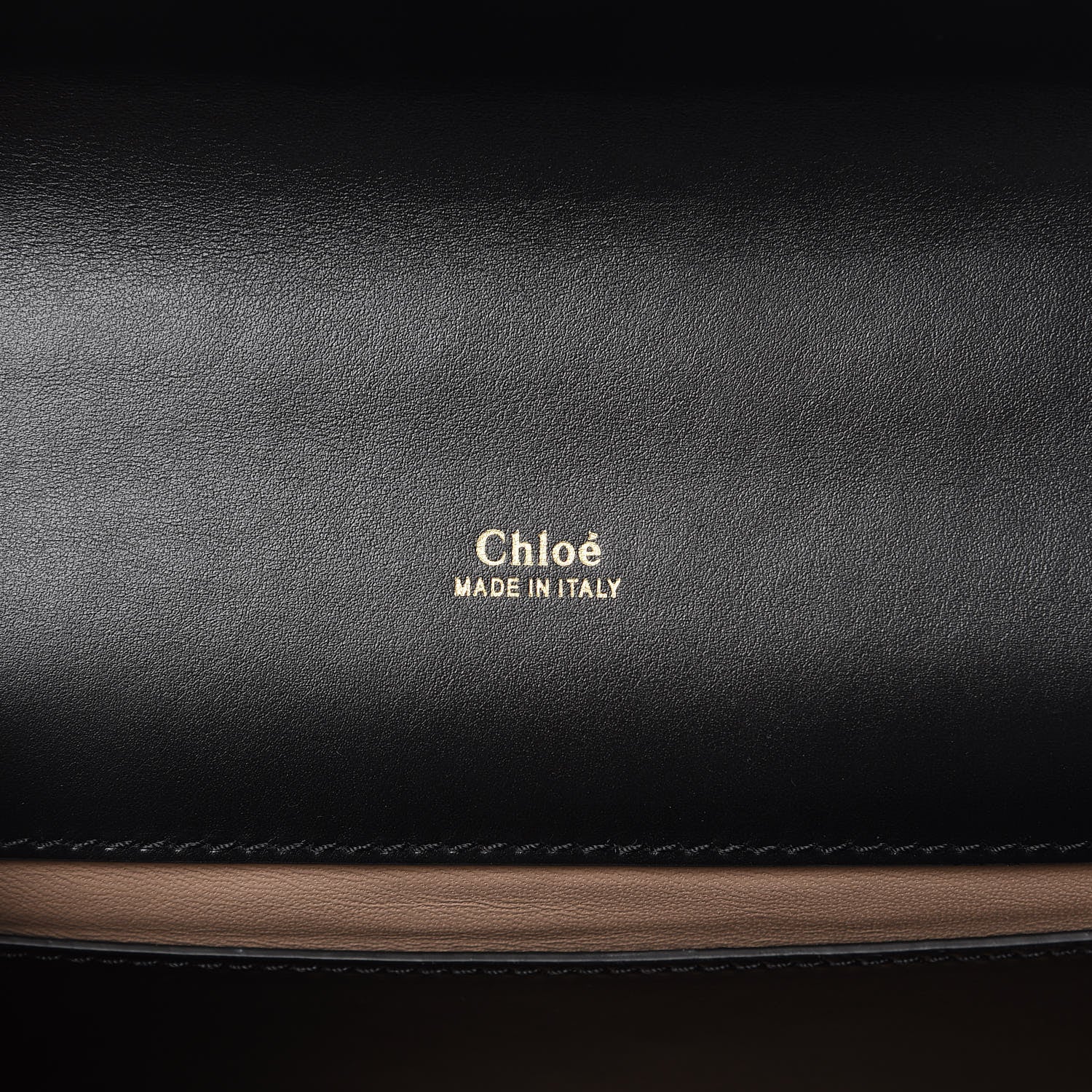 Chloe Shiny Goatskin Calfskin Aby Chain Shoulder Bag Black 6 of 11