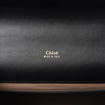 Chloe Shiny Goatskin Calfskin Aby Chain Shoulder Bag Black 6 of 11