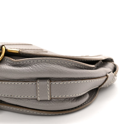 Chloe Calfskin Mini Marcie Round Crossbody Bag Grey 9 of 13