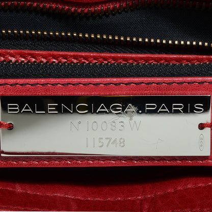 Balenciaga Chevre Classic Hardware City Rouge Vif 8 of 11