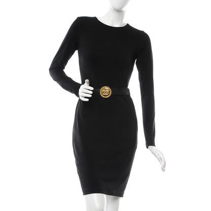 Chanel Lambskin CC Medallion Belt 85 34 Black 2 of 7