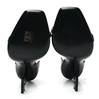 Saint Laurent Patent Calfskin Opyum 110 Sandals 41 Black 6 of 10