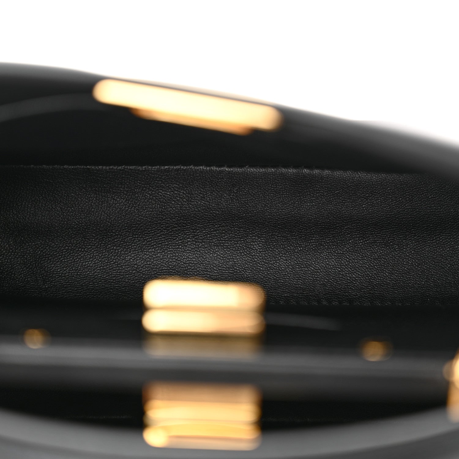 Fendi Nappa Mini Peekaboo Iconic Satchel Black 5 of 12