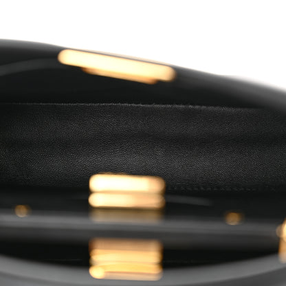 Fendi Nappa Mini Peekaboo Iconic Satchel Black 5 of 12