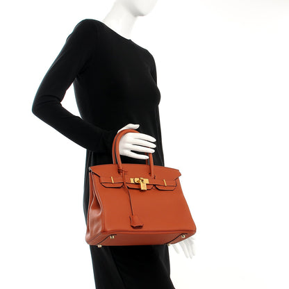 Hermes Togo Birkin 30 Cuivre 2 of 14