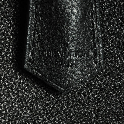 Louis Vuitton Veau Cachemire Soft Lockit MM Black 6 of 10