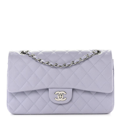 Chanel Caviar Quilted Medium Double Flap Light Purple 1 of 10