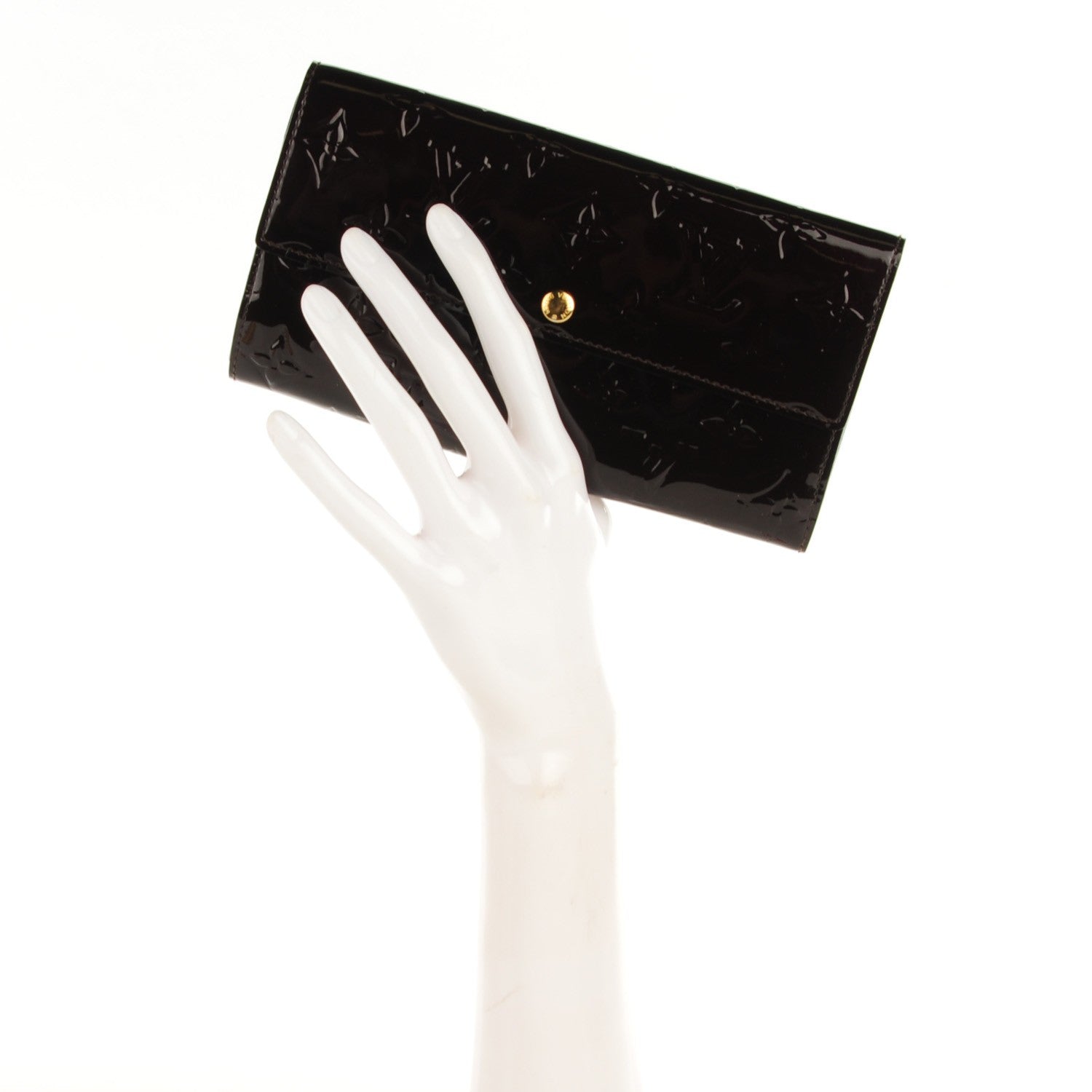 Louis Vuitton Vernis Sarah Wallet Amarante 2 of 7