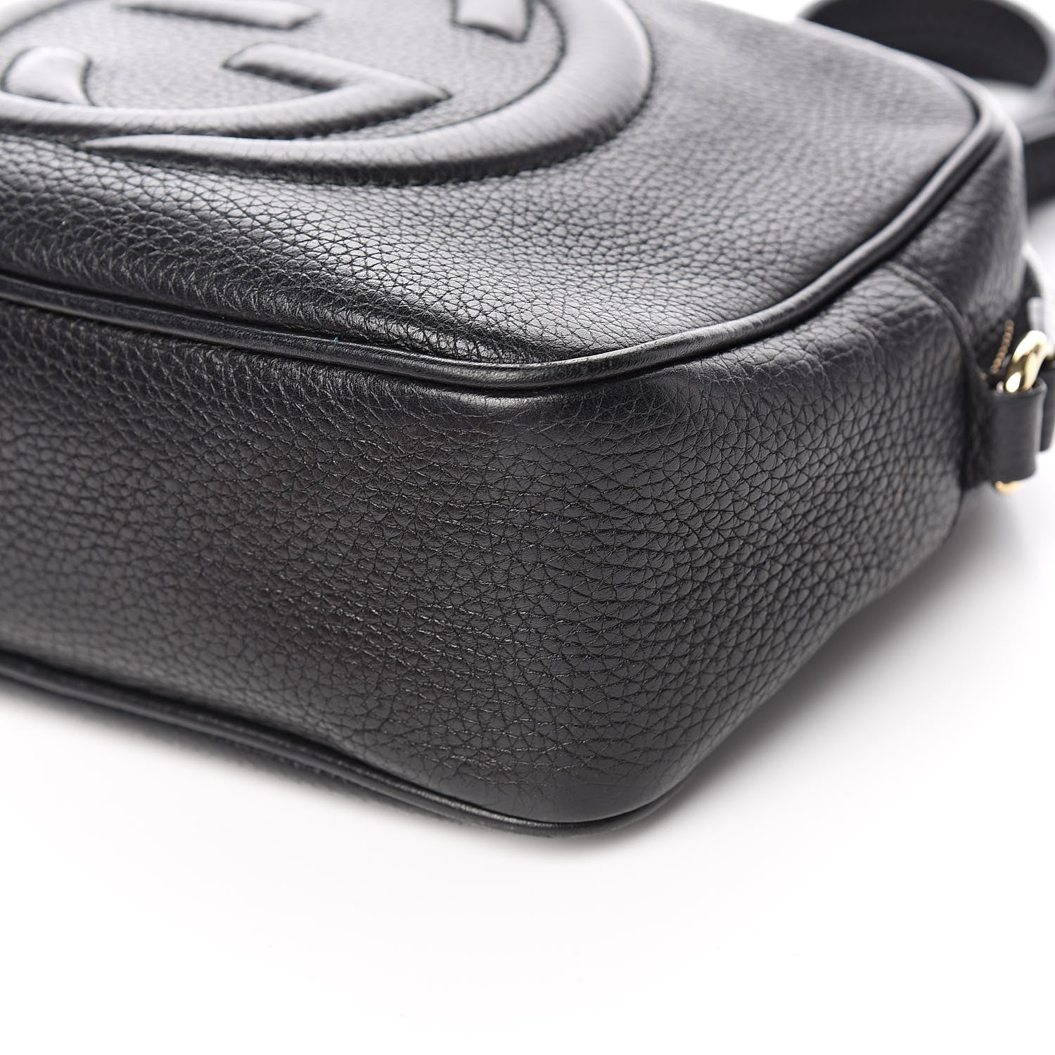 Gucci Pebbled Calfskin Small Soho Disco Bag Black 9 of 10