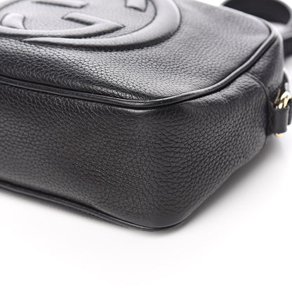 Gucci Pebbled Calfskin Small Soho Disco Bag Black 9 of 10